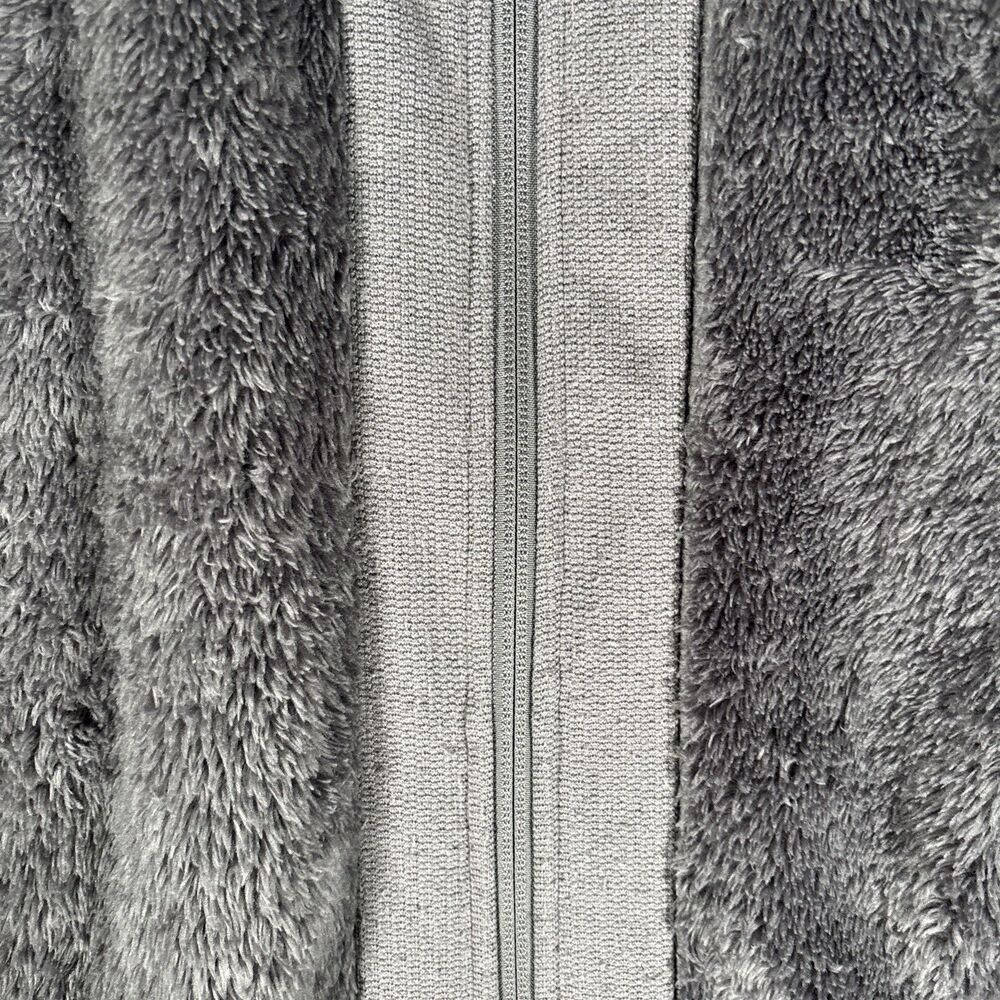 The North‎ Face Furry Fleece Vest Women’s Size S Full Zip Grey Camping Jogging - Picture 12 of 16